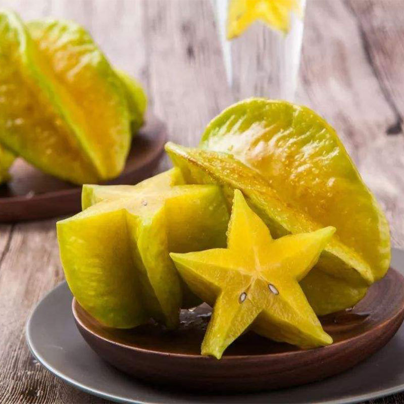 Taiwan Red Dragon Star Fruit Tropical Freshly Picked Fujian Zhangzhou Xiashhe Five-Pointed Star Star Fruit 3/ 2.5kg Wholesale