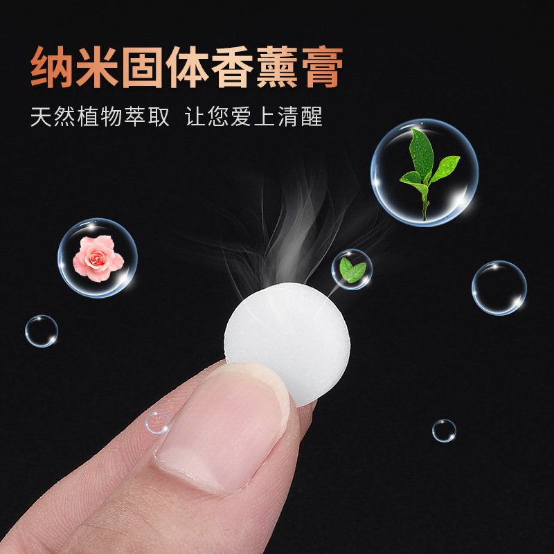 Car Air Conditioner Air Outlet Fragrance Tablets Car Solid PE Fragrance Tablets Aromatherapy Tablets Replacement Core Solid Fragrance Tablets Essential Oil Tablets