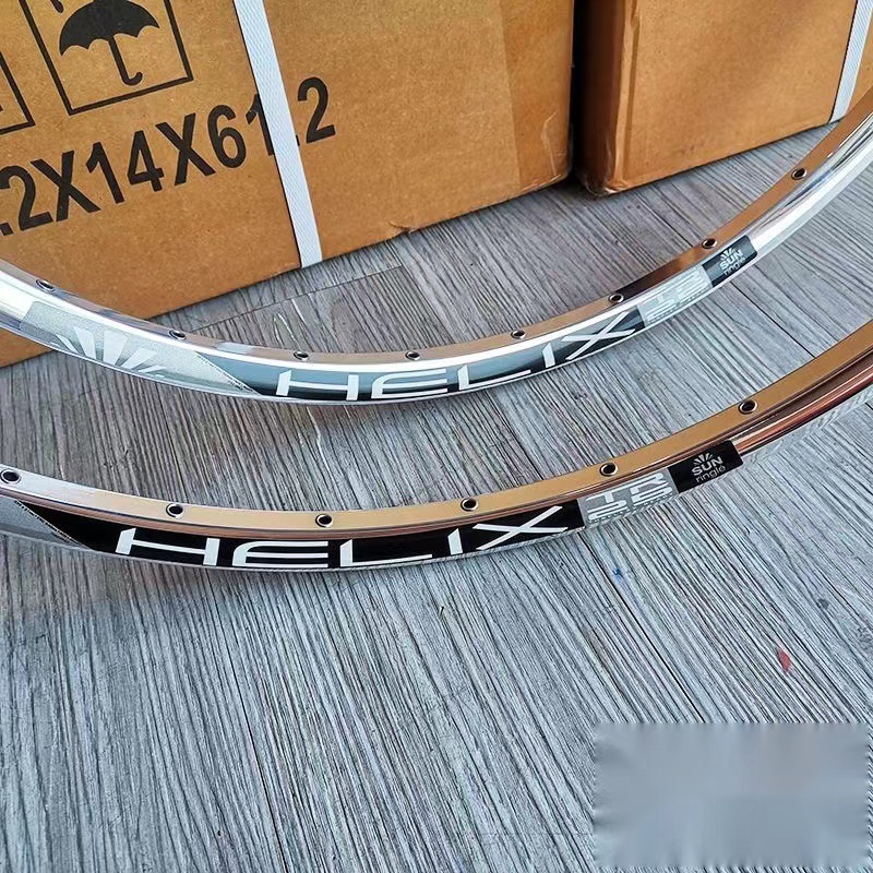 Cross-border Sun sunringleHELIX TR25 mountain bike ring welding nozzle silver 26/27.5-inch disc brake