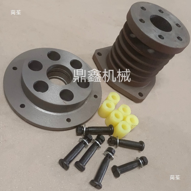 Longtan 200 Drilling Rig Plum Blossom Pad Connecting Plate Coupling Double Groove 4 Groove Pulley 6 Hole Coupling Connector