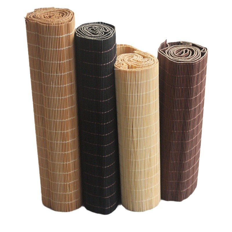 Bamboo Curtain Semi-finished Curtain Bamboo Mat Bamboo Mat Bamboo Curtain for Hotel Nongjiale Bamboo Curtain Ceiling Decoration Material Screen Printing Bamboo Curtain