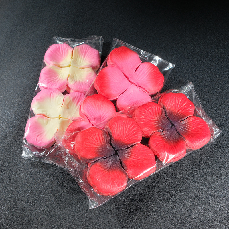 Non-woven petals one thousand pieces arrangement pack small size simulation petals wedding petals simulation rose petals