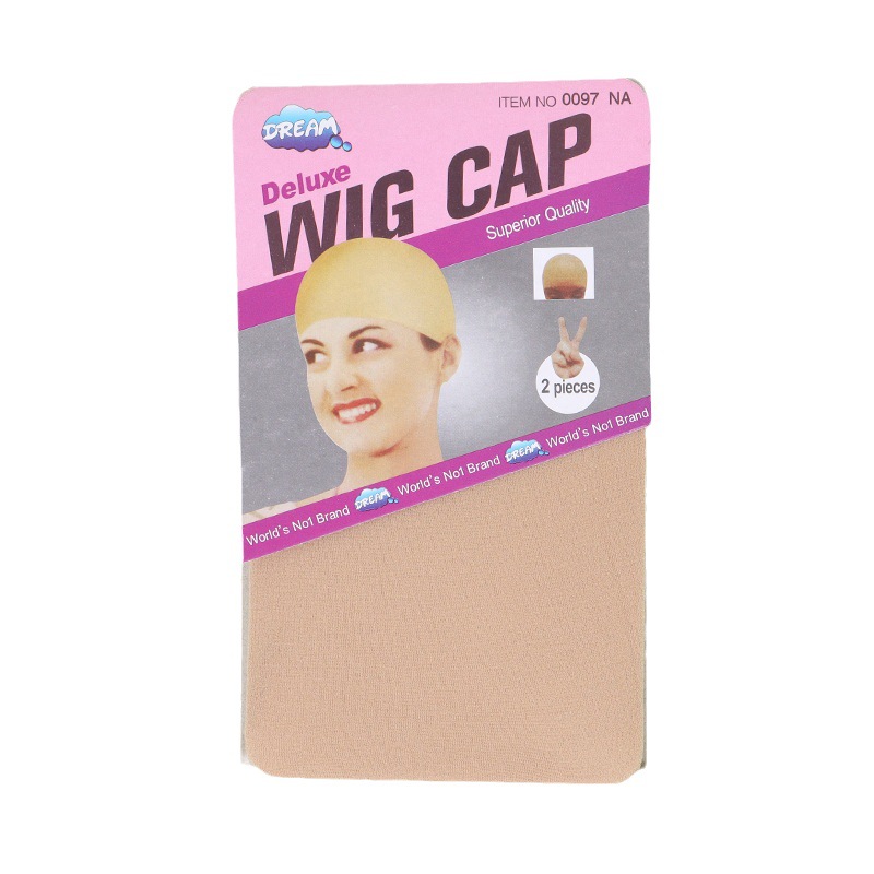 Wig foreign trade hair net real hair net pocket high elastic invisible lace European and American hair net one-end wig special net cover