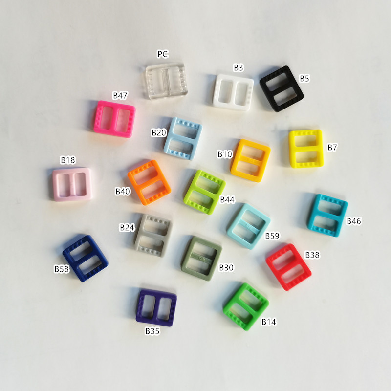 10mm Japanese buckle Japanese buckle three-gear buckle adjustable buckle 1cm plastic buckle ribbon buckle strap buckle