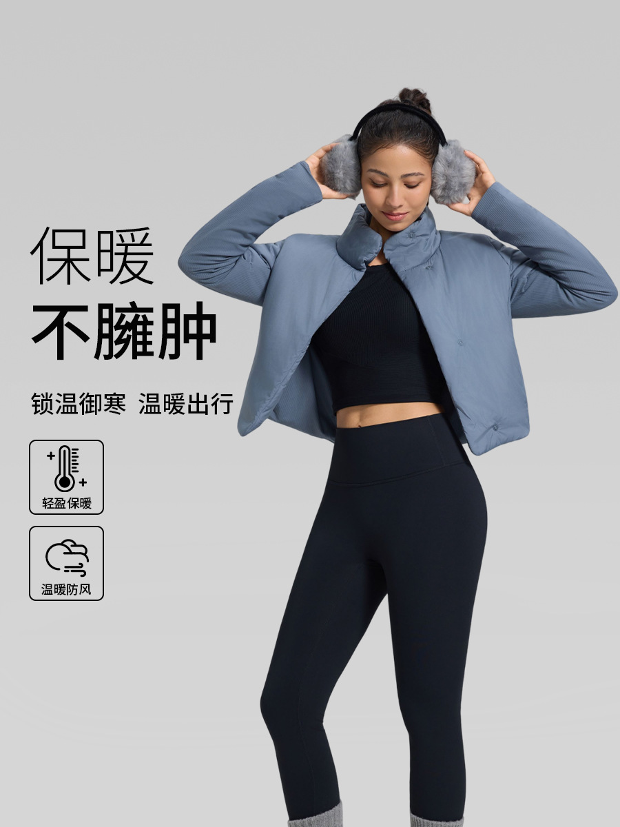 New Autumn and Winter Quilted Warm Short Sports Cotton Jacket Baseball Jacket Lightweight Loose Versatile Casual Windproof Jacket for Women