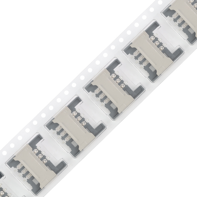 Sim-Klb-07D-1.5H-Pull-Out Patch Mini Mobile Phone Communication Sim Card Holder with High Temperature Resistance