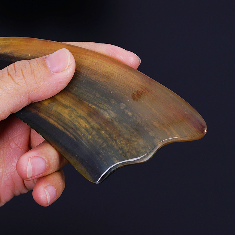 Corner scraping plate face massage scraping plate Corner body scraping acupoint massage flower triangle