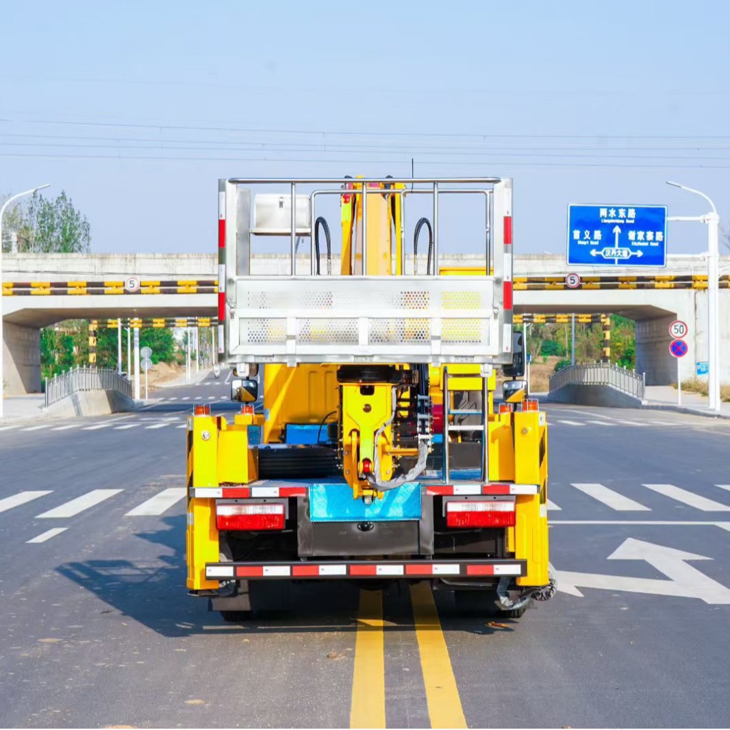 National Vi Straight-Arm Aerial Work Platform Manufacturer Tax-Free Blue Plate 36m Aerial Work Platform