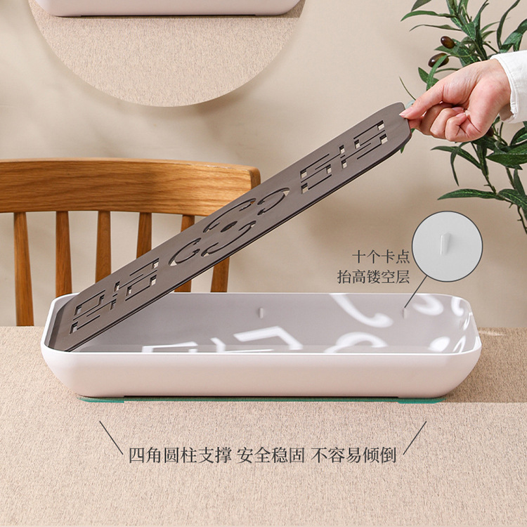 Tea Tray Household Tray Accessible Luxury Modern Drain Small Tea Set Exquisite Simple Simple Japanese Style Scandinavian Tea Sea Living Room