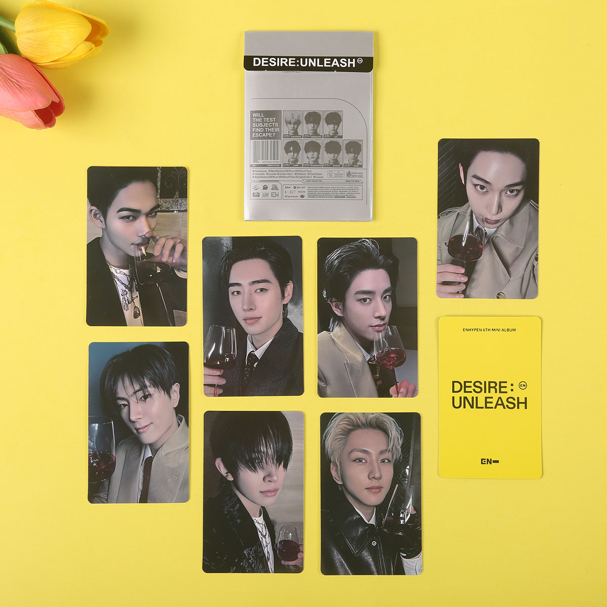 Enhypen Lee Seung-Yeon, Park Cheng-Hyun, Park Jong-Seong Sixth Album Desire Photocard