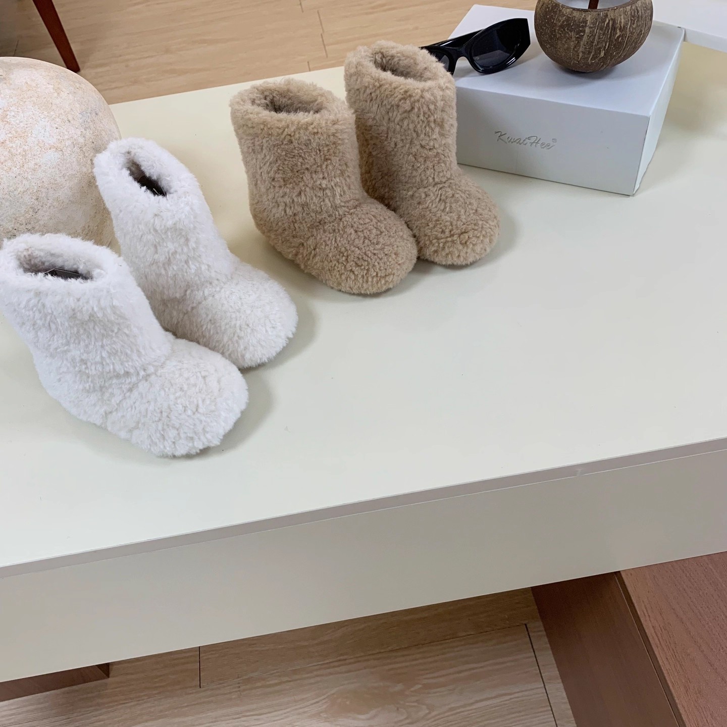 Корейские стильные милые и удобные детские меховые сапоги, зимняя новая мода, с флисовой подкладкой, теплые, модные детские хлопковые сапоги