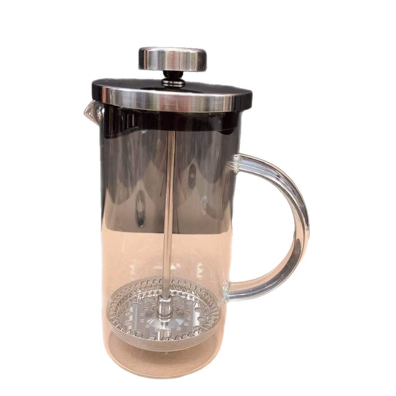 High Borosilicate Glass French Press Coffee Filter Press Set Household Foaming Tea Maker Push-Type Filter Cup