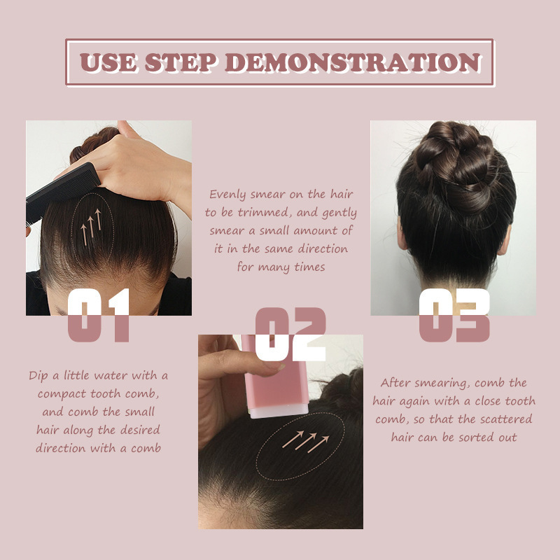 Cross-Border English Hair Styling Wax Stick 15g Styling Wax Stick for Men and Women, Easy to Use Styling Wax Stick