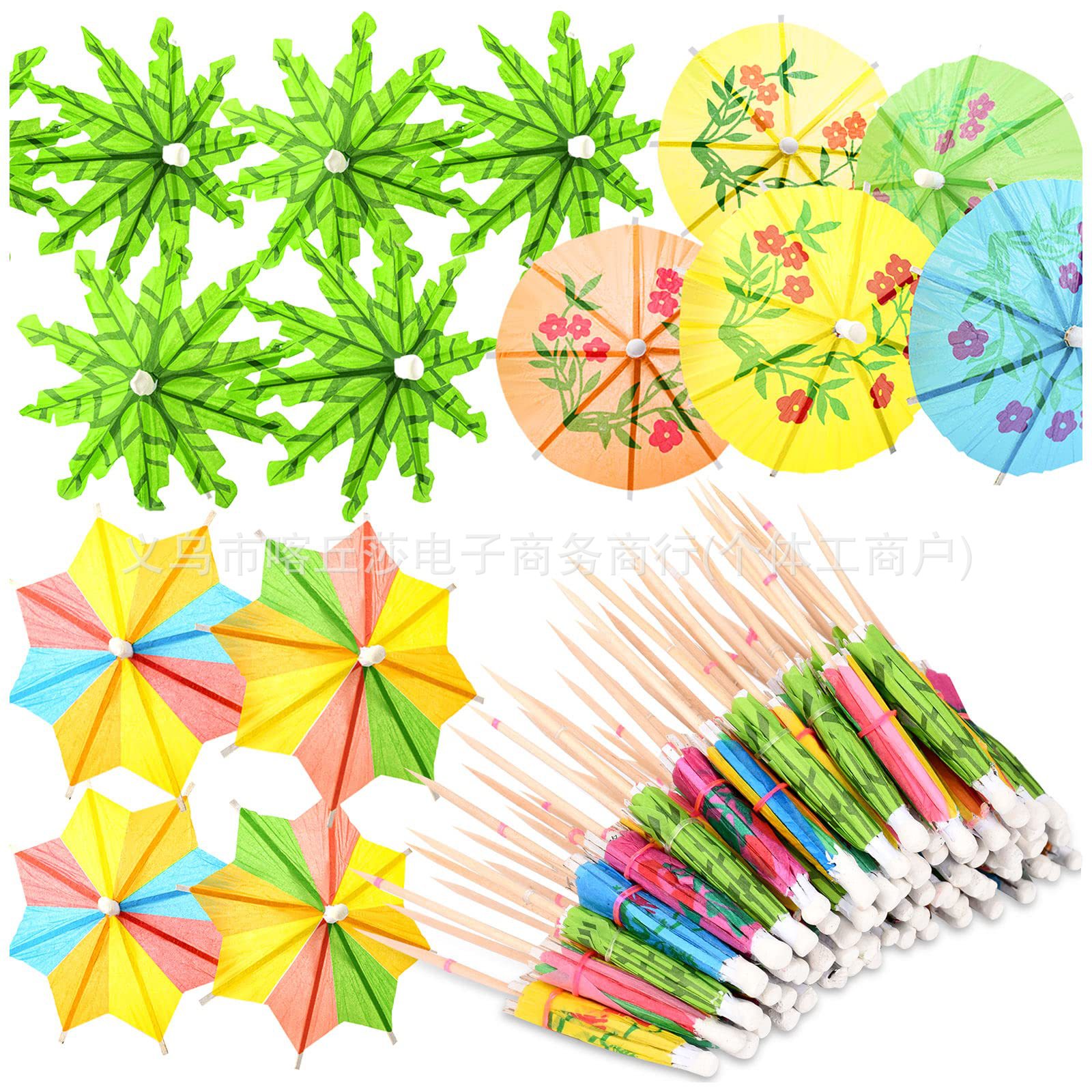 Одноразовые шпажки для десертов Amazon Craft, коктейльные шпажки, кокосовые шпажки, шпажки в форме фламинго и ананаса