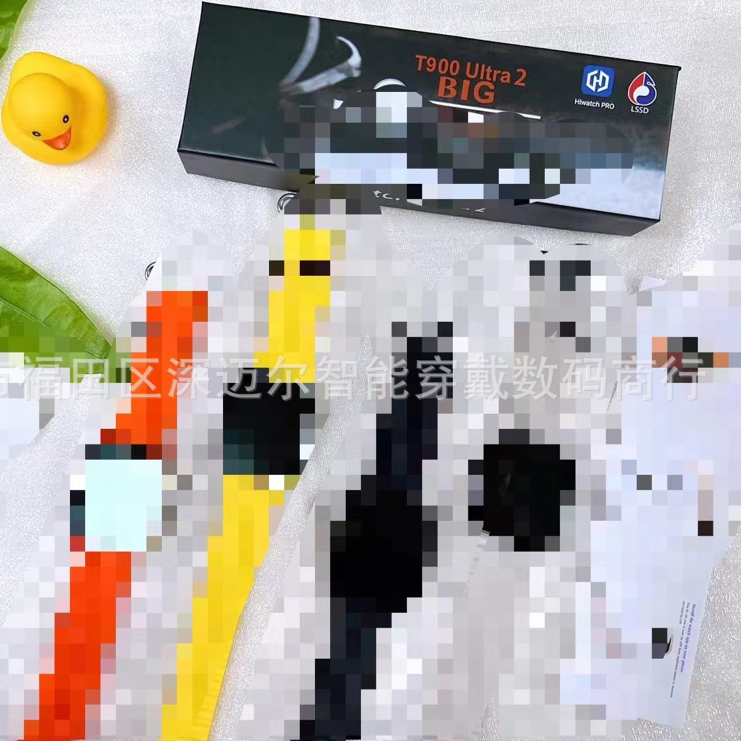 Умные часы T900ultra 2, жестовое управление, 9-е поколение Bluetooth, музыкальный смарт-остров, 2.09 дюйма, большой экран, кросс-бодер