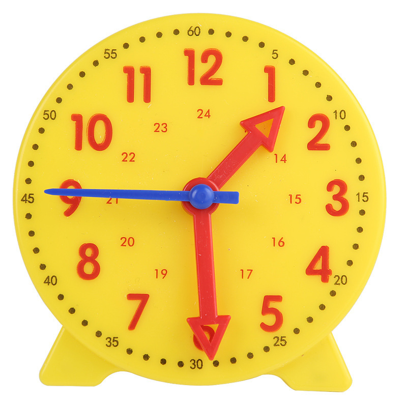 Clock Model Children Learn to Recognize Time Clock First, Second and Third Grade Primary School Teacher Teaching Clock Teaching Aids Wholesale