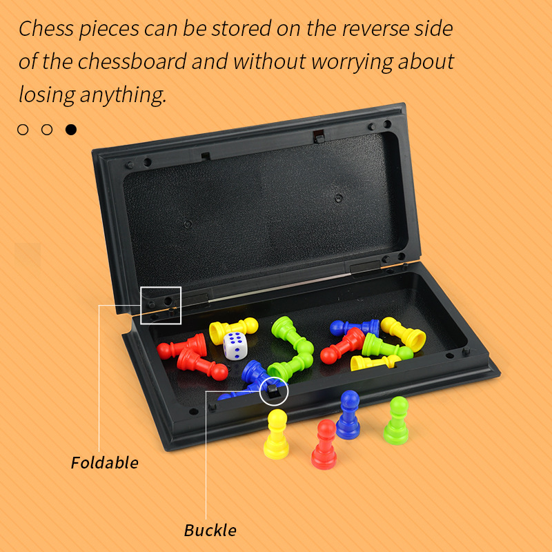 International Flying Chess Ludo Chess Backgammon Checkers Game Chess Puzzle Chess Magnetic Foldableing Cross-Border