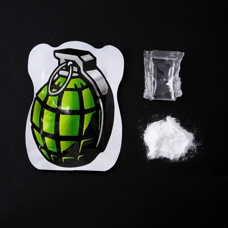Grenade Explosion Bag Tiktok-Style Simulated Self-Detonating Small Explosion Bag Prank Toy Funny Gag Scare Bag