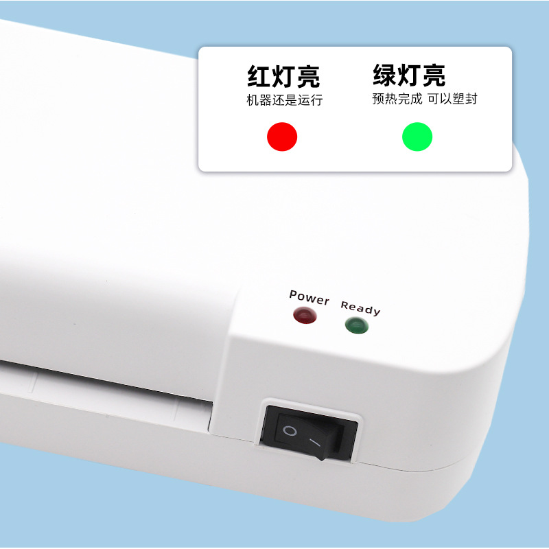 Cross-Border A4 Photo Plastic Sealing Machine Office Laminating Machine Photo Laminating Machine Small Laminating Machine Mini Plastic Sealing Machine Wholesale