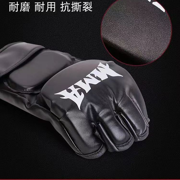 Boxing Gloves Half Finger Gloves for Adults and Kidsren Manufacturers Wholesale Fighting Sports Mma Sandbag Sports Training Gloves