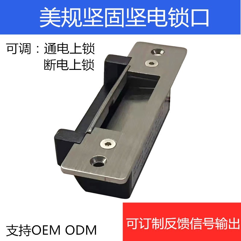 12В/24В американский стандарт металлический нержавеющий электрический замок катодный замок регулируемый нормально открытый нормально закрытый