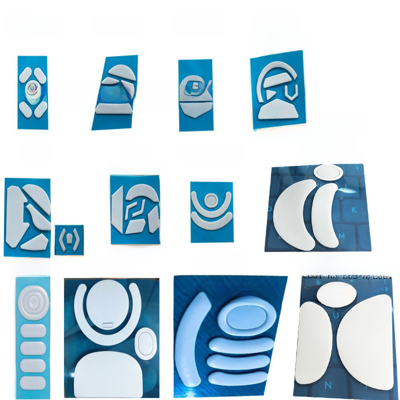 Ice Board Suitable for Logitech Sliding Stickers Gpw Mouse Curved Edge Foot Stickers Small Dot DIY Tiger Talisman Enhanced Version Anti-Slip Stickers
