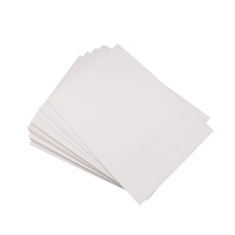 White cardboard wholesale white double-sided paper printing paper pad clothing T-shirt liner paper packing box hard cardboard customization