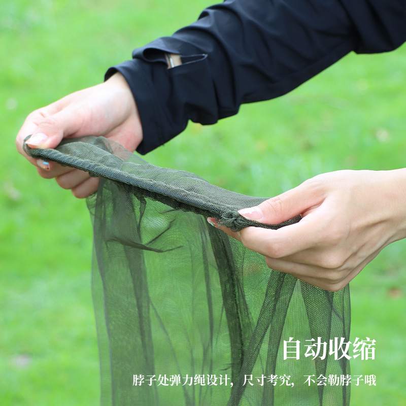 Outdoor fishing night fishing cap insect-proof mosquito-proof net fishing sunscreen cap men's and women's bee-proof cap breathable sunshade mask