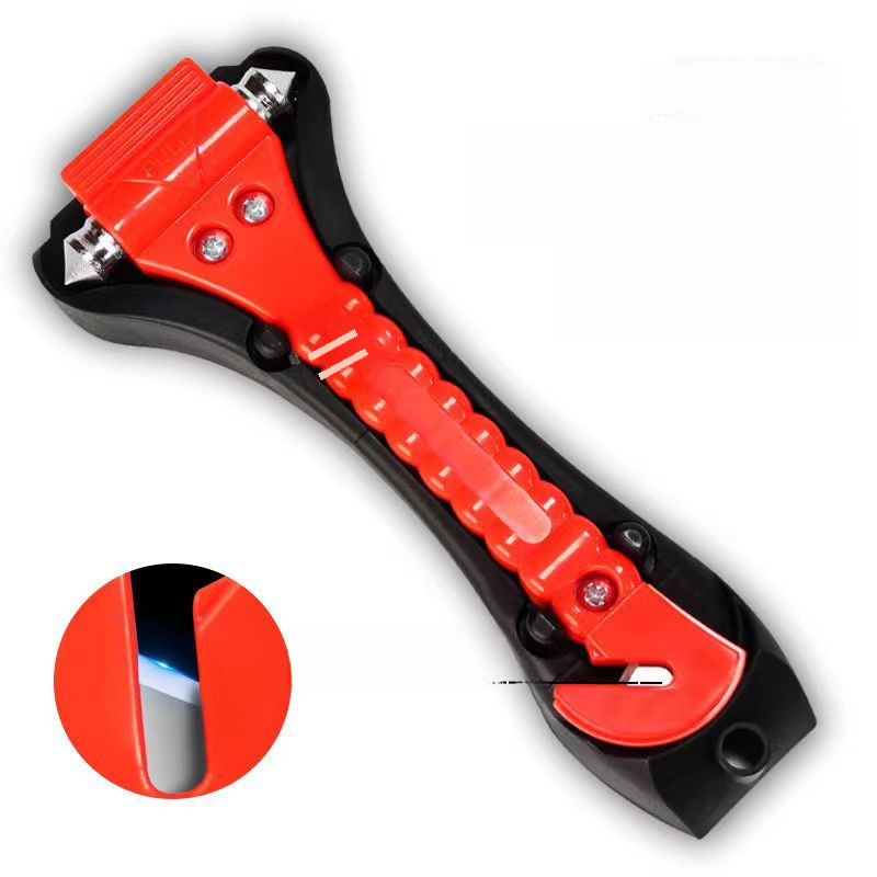 Car two-in-one safety hammer car life-saving tool emergency hammer fire escape hammer car window breaker cutter