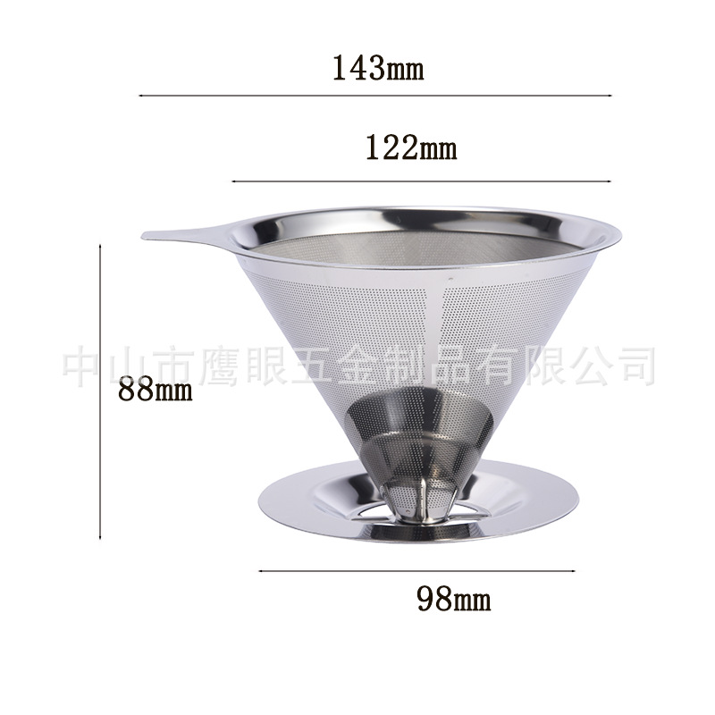 Фильтр без двойного слоя для ручного помола кофе однослойный и двухслойный фильтр для холодного заваривания