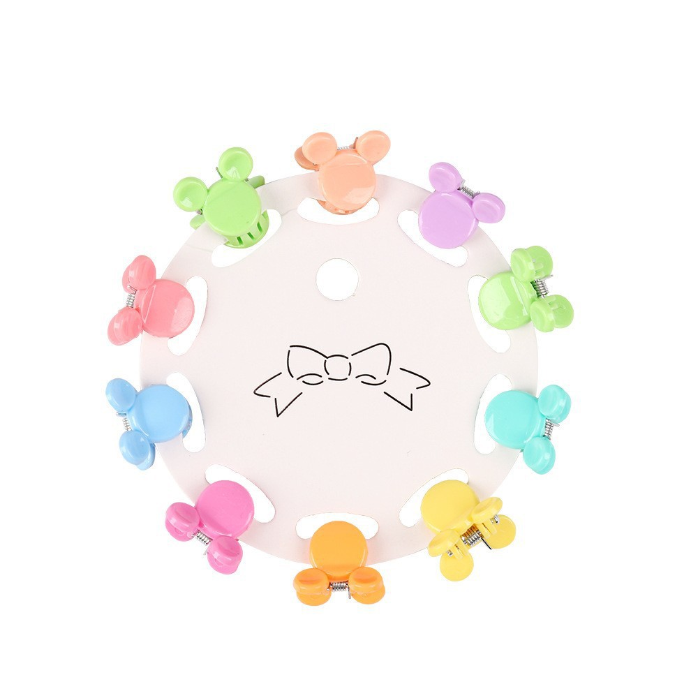 Colorful Children's Hairpin Clips Hair Accessories for Little Girls Baby Bangs Braiding Small Claw Clips Hair Ornaments