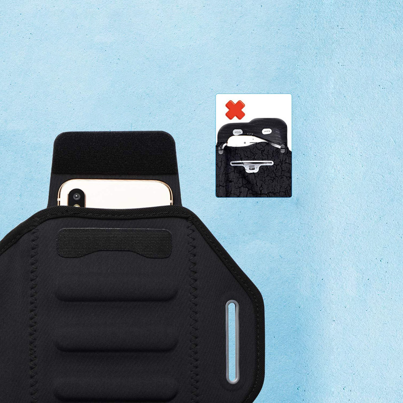 Tianna Elastic Arm Band Fitness Phone Bag Lycra Sports Arm Bag Cycling Wrist Bag Outdoor Running Phone Bag