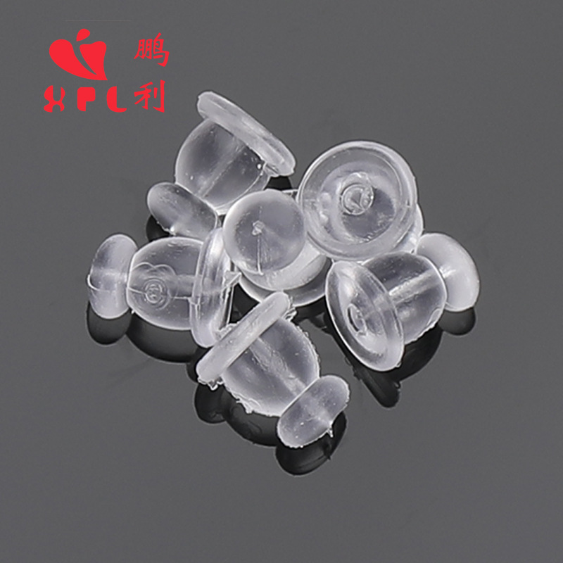 American Bullet Plugs, Ear Plugs, Ear Studs, Anti-Falling Plugs, Back Ear Caps, Earrings, Anti-Slip Fixed Ear Buckles, Transparent Rubber Plugs