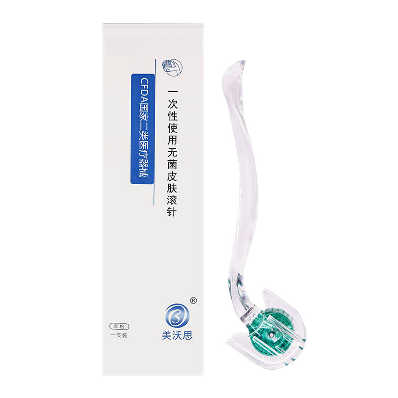Meiwos Medical Device Brand Roller Needle Skin Roller Micro-Needle Beauty Salon Roller for Acne Scars and Stretch Marks to Deliver Essence