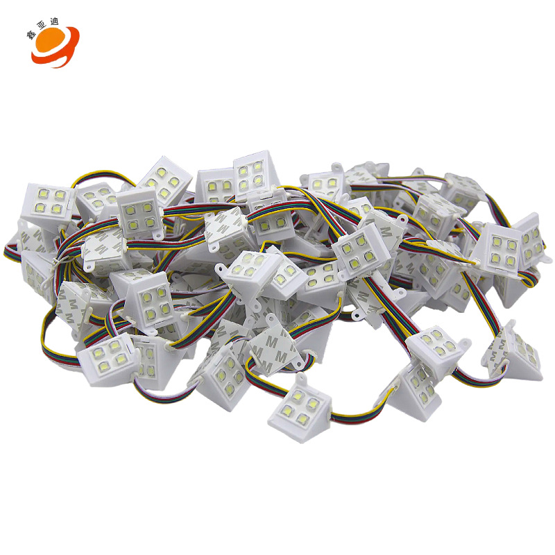 Taiwan Uses a Signature Double-Sided Luminous 8-Light 5050 Smd with Lens Running Horse Triangle Light White Light Triangle Light