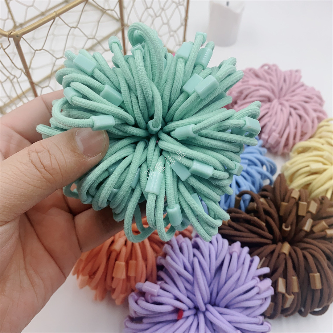 Candy color children's rubber band baby hair ring small size elastic does not hurt the hair rope DIY headwear accessories wholesale supply