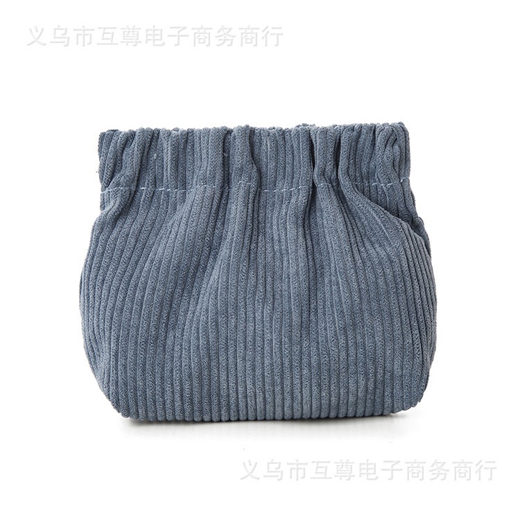 Shrapnel Lipstick Bag Corduroy Cosmetic Bag Jewelry Bag Key Change Miscellaneous Storage Bag Mini Portable Carry-On