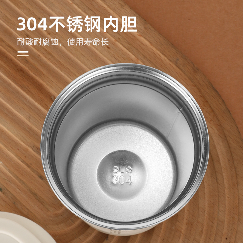 Summer Cold Stainless Steel Water Cup Thermos Coffee Cup Double Layer Car Cup Gift Cup Wholesale Logo Customization