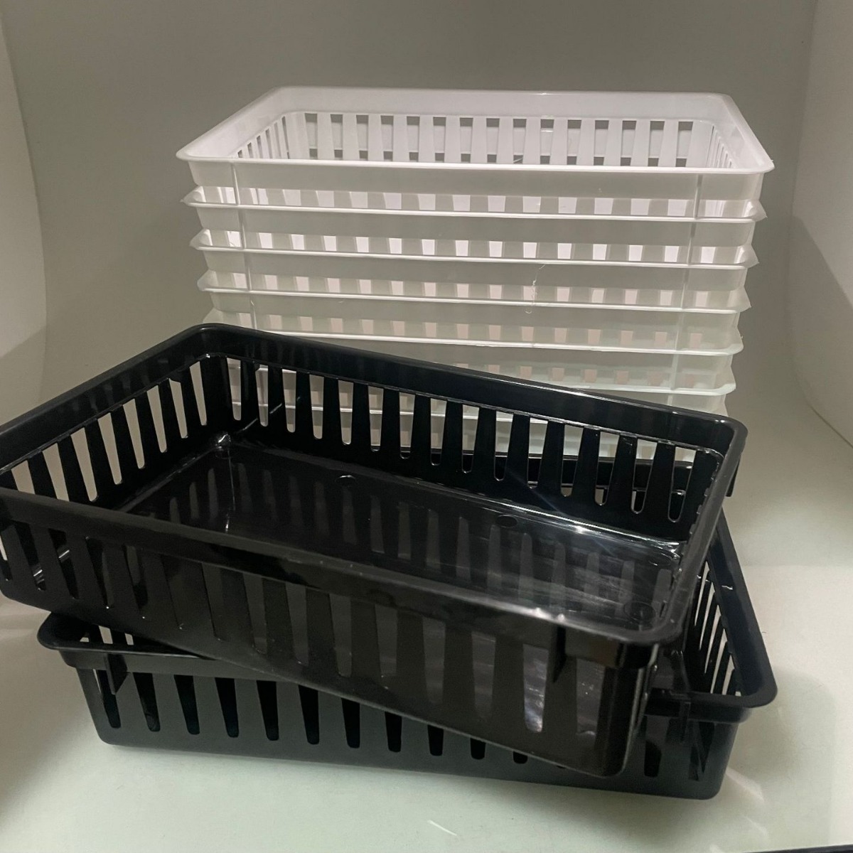 Cross-border Hot Selling Office Stationery Storage Box Drawer Cabinet Parts Classification Basket Home Small Objects Storage and Sorting Box