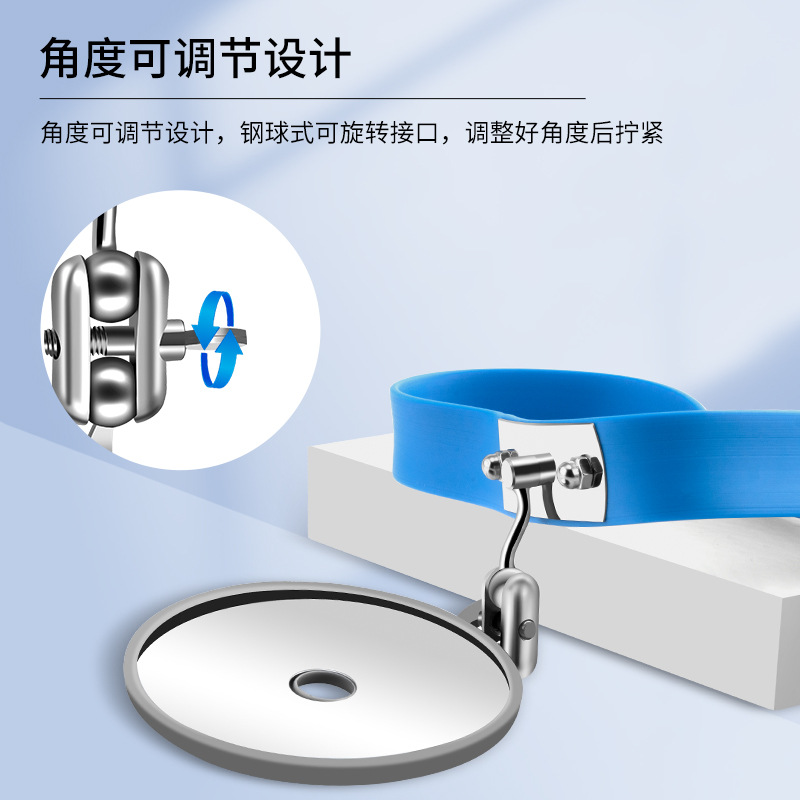 Yuanyan Brand Medical Forehead Wearing Reflector Forehead Mirror Facial Features Forehead with Reflector Otolaryngology Magnifying Glass Otoscope