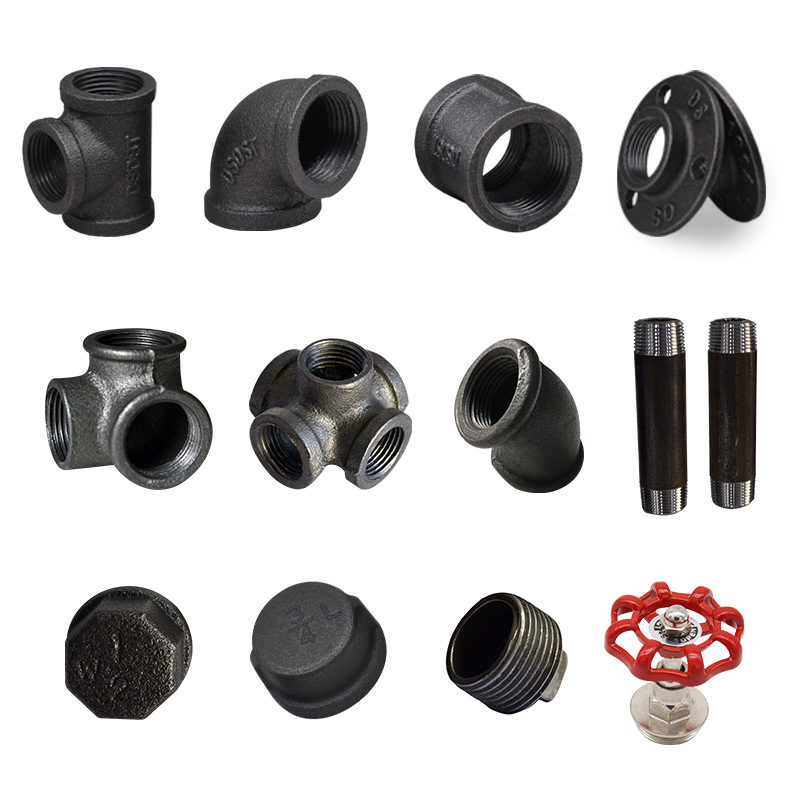 Vintage cast iron 1/2 flange piece 3/4 flange plate Wall loft fixing plate DN20 water pipe rack flange base