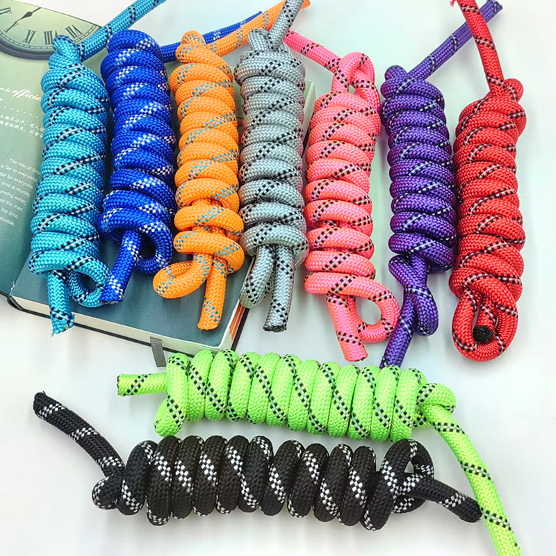 Factory Direct Sales Dog Leash Reflective Rope Outdoor Climbing Safety Rope Bag Accessories Rope Colorful Pet Supplies