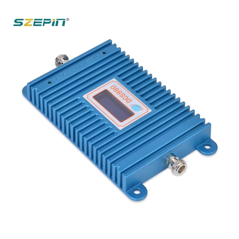 High Quality High Power Lte4G 1800 Megahertz Mobile Phone Repeater Dcs980 Mobile Phone Blue Signal Amplifier