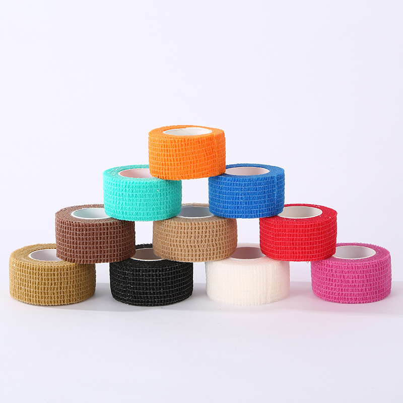 Manufacturer Wholesale Non-Woven Solid Color Finger Protection Bandage Disposable Pet Bandage Self-Adhesive Elastic Bandage Sports Bandage