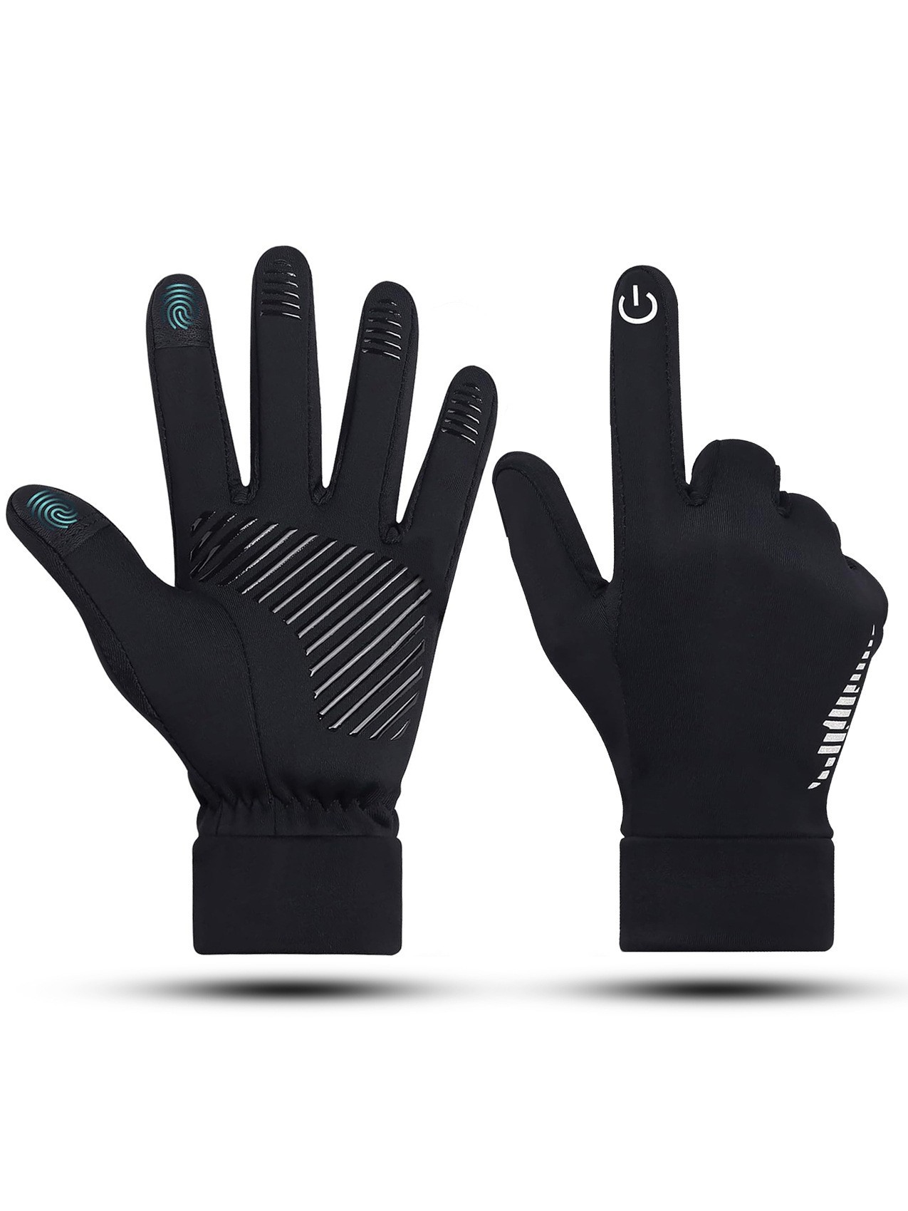 Factory in stock customized thin riding gloves outdoor fishing mountaineering running windproof warm unisex