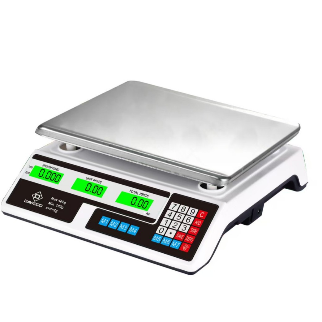 New 219 Digital Scale Digital Bench Scale 40kg Accurate Commercial Scale Supermarket Vegetable Selling Scale Home Kitchen Pricing Scale