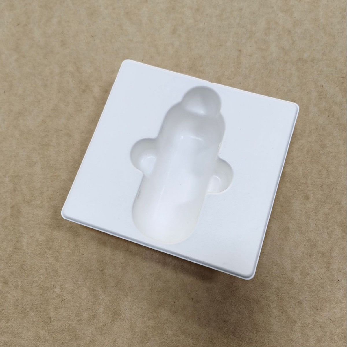 Paper Pulp Molding Environmentally Friendly Degradable Material Anti-Fall and Shock-Proof White Pulp Wet-Pressed Breast Pump Switch Paper Plastic Paper Inner Tray