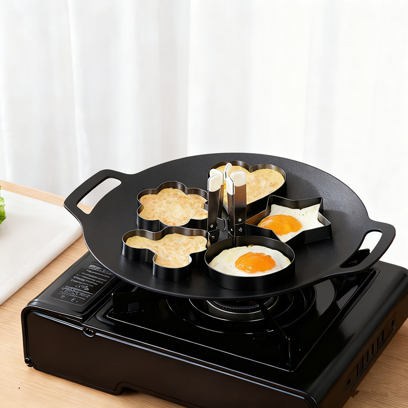 Форма для омлета из нержавеющей стали 304, сердцевидная форма для омлета, креативный кухонный прибор для яиц