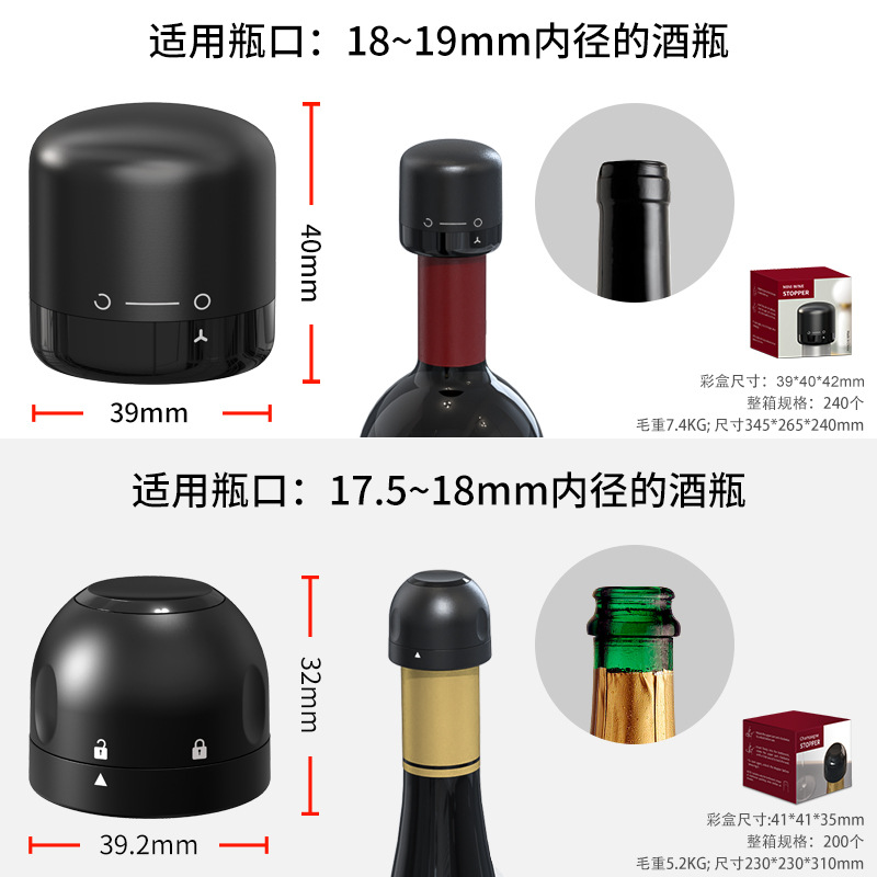 Kelitong Manufacturer Champagne Stopper Cross-Border Mini Cap Food Grade Bubble Red Wine Champagne Stopper Ready for Sale