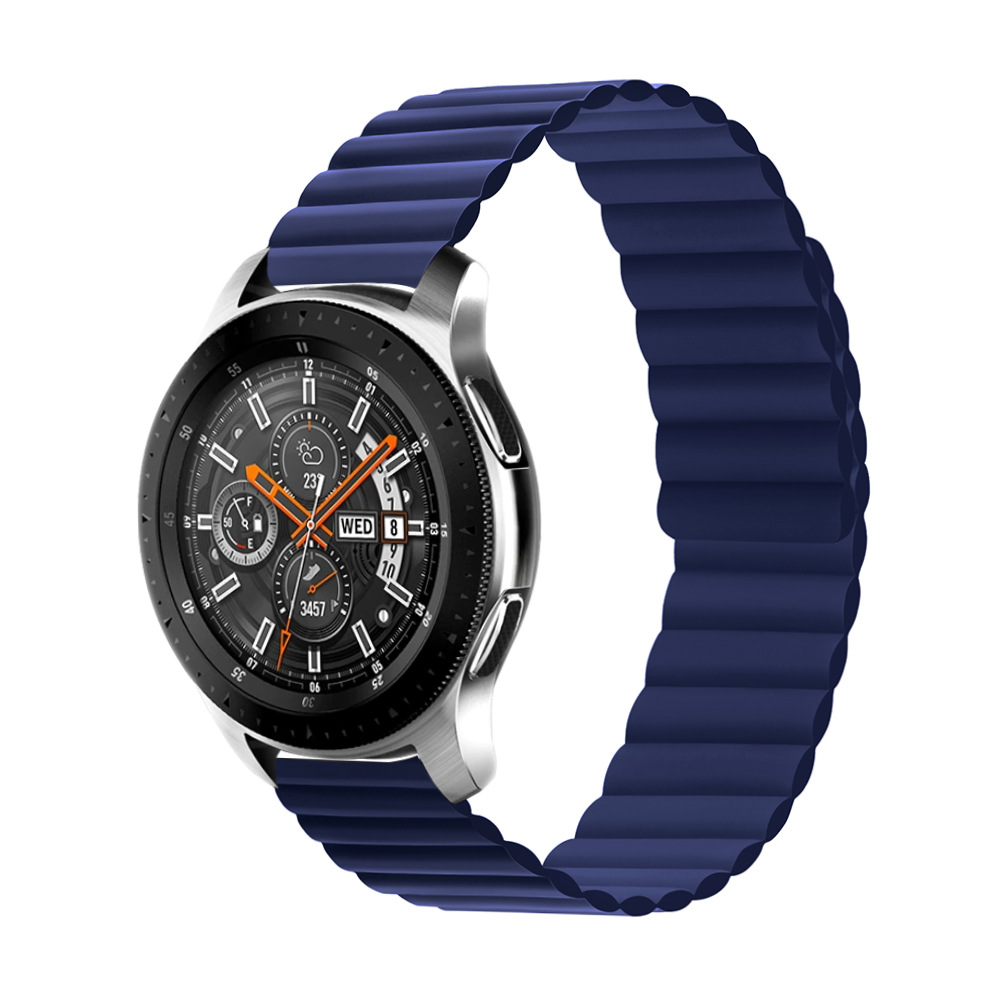For Huawei Watch Strap Silicone Magnetic Single and Double Color 22mm Strap Samsung Strap GalaxyWatch S3